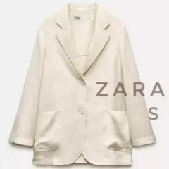 sale 【ZARA】ザラZW COLLECTION フルイドジャケットサテン