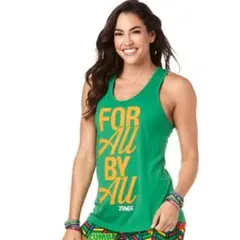 ZUMBA　jwi正規品　タンクトップ　緑　Sサイズ