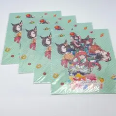 【新品/箱梱包】ウマ娘 熱血ハチャメチャ大感謝祭 A4クリアファイル 4枚セット