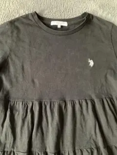 U.S. POLO ASSN. ブラック長袖Tシャツ