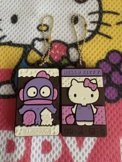 サンリオ キャラパキ ラバーマスコットキーホルダー ハローキティ ハンギョドン