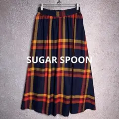 SUGAR SPOON チェックスカート ネイビー 【FREE SIZE】のサムネイル