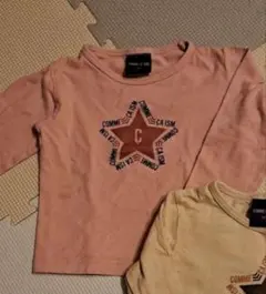 コムサイズム　長袖Tシャツ ピンク　80サイズ