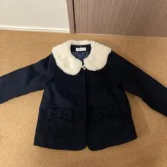 メゾピアノ紺色コート120