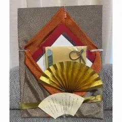 和風ご祝儀袋 扇子型装飾付き