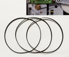 ゴムベルトx3本　ディスクシステム　ツインファミコン 等