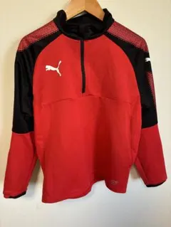 Puma ハーフジップジャージ 赤黒