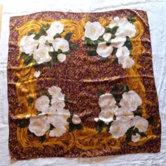 CHANEL／ヴィンテージ／スカーフ／シルク／美品