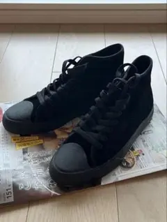 DC Shose ブラック ハイカットスニーカー　ベロア 26.5cmのサムネイル