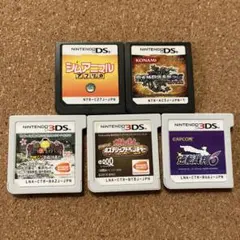 DS 3DS ソフトのみお買い得5本セット！　逆転裁判　太鼓の達人　麻雀格闘