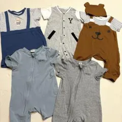 半袖　ベビーロンパース　まとめ売り