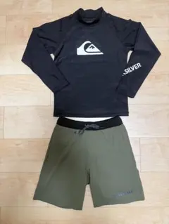 QUIKSILVER ラッシュガード＆水陸両用パンツ　セット130