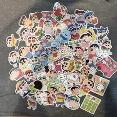 クレヨンしんちゃん　防水　ステッカー62枚　【匿名配送】