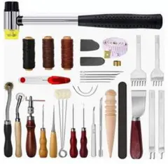 レザークラフト 工具 革 セット 布革細工 キット 初心者 DIY 修理