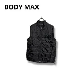 【BODY MAX】山本寛斎　ベスト　アウター　キルティング　カジュアル　黒