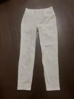 y*u様 【美品】白 イージーパンツ　美脚パンツ
