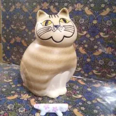 希少1998年製】リサラーソン 猫 置物 Mans マンズ Mサイズ グレー