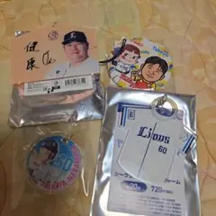 埼玉西武ライオンズ　中村剛也　チャーム　缶バッジ　絵馬