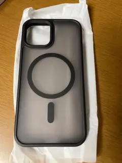 ★iPhone12 ケース MagSafe ワイヤレス充電対応 半透明マット