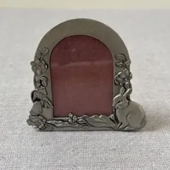 カナダ シーガルピューター うさぎのフレーム 錫細工 Seagull