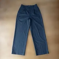 スラックス　ユニクロ　グレー　レディース　M