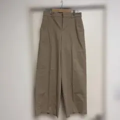 ユニクロ　ワイドチノパンツ　Mサイズ　ベージュ