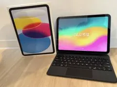 「値下げ済み」iPad10世代Blue Bluetooth Keyboard付き