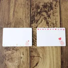 【うさぎ生えてるメッセージカードセット】オリジナルキャラクター紙もの文房具雑貨