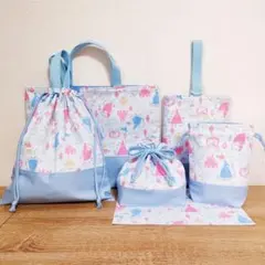 入園セット　入学セット　6点セット　プリンセス　ハンドメイド