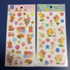 新品未開封　透け感が美しいマスキング素材のシール　2点セット