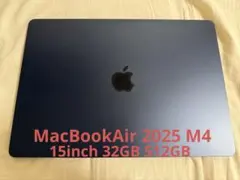 MacBookAir 2025 M4 15inch 32GB