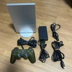 PS2 SCPH-75000 薄型 本体 サテンシルバー 【動作確認済】