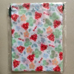 コーすけ 巾着 コープ共済 クマ 非売品