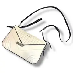 【レア】ディーゼル　ショルダーバッグ　キルティング　ホワイト　クロスボディ