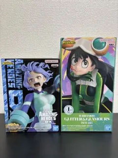僕のヒーローアカデミア　波動ねじれ　蛙吹梅雨 　フィギュア２点セット　新品未開封