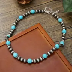 インディアンジュエリー ターコイズネックレス アメカジ 古着 ボヘミアン