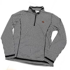 ellesse ハーフジップ 長袖Tシャツ　千鳥格 XL美品