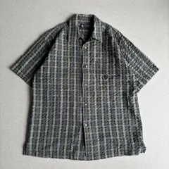 (古着)90s chaps ralp lauren 短丈チェックシャツ