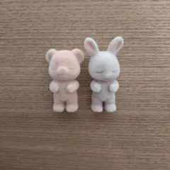 シルバニア　ビスケットクマ　みるくウサギ　小さな赤ちゃん　おねむり