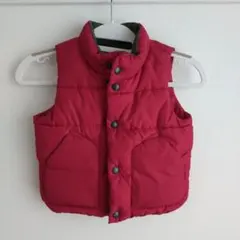 ​baby GAP ダウンベスト サイズ (84-90cm) 軽量フリース裏地