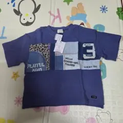 パッチワークデザイン Tシャツ 110cm