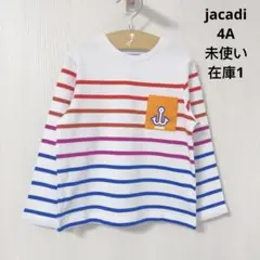 【未使い】jacadi ボーター柄　ロンT 4A