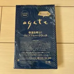 agate ラピスブルー クラッチ雑誌付録
