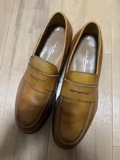 Salvatore Ferragamo ローファー ブラウン 7 2E