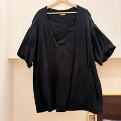 KAPITAL ブラックオーバーサイズシャツ　半袖のサムネイル