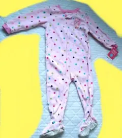 値下げ不可】新品　カーターズ　24M　ピンク　ロンパース　ゴム部分に汚れ　女の子