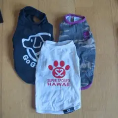 犬服 夏用 Tシャツ 3点セット　まとめ売り