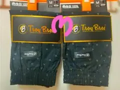 新品 Troy Bros トランクス M コットン ブラック トロイブロス