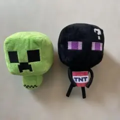 マインクラフト エンダーマン　クリーパー　ぬいぐるみ　マスコット　セット