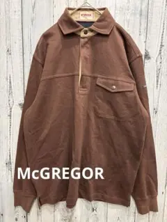 ♠️ McGREGOR マックレガー　襟付きスウェットトレーナー　ゴルフのサムネイル